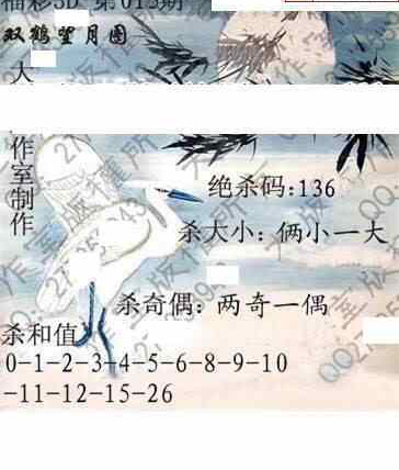 24015期: 大兵福彩3D黄金报图版