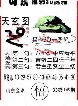23149期: 福彩3D丹东全图分析