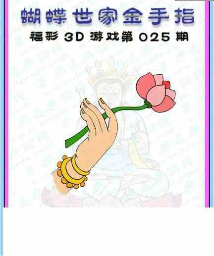 24025期: 3D蝴蝶世家蝴蝶彩图