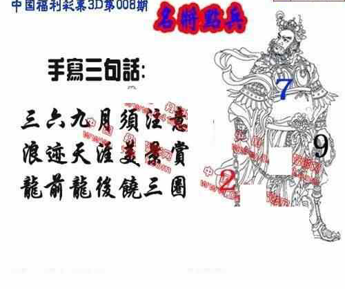 24008期: 福彩3D丹东全图分析