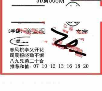 24006期: 福彩3D丹东全图分析