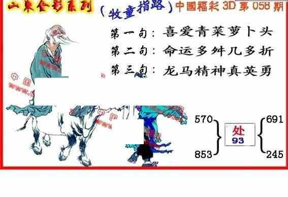 24058期: 福彩3D丹东全图分析