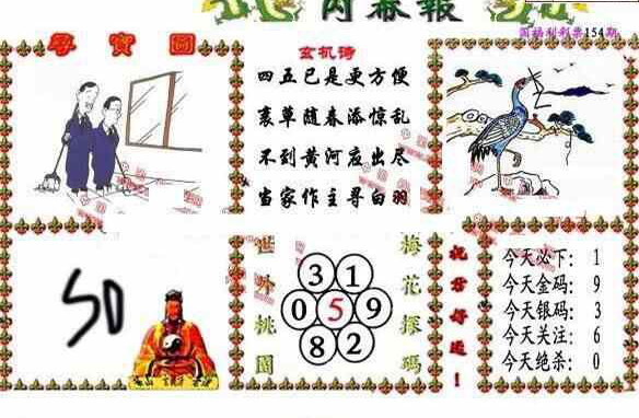 23154期: 福彩3D丹东全图分析