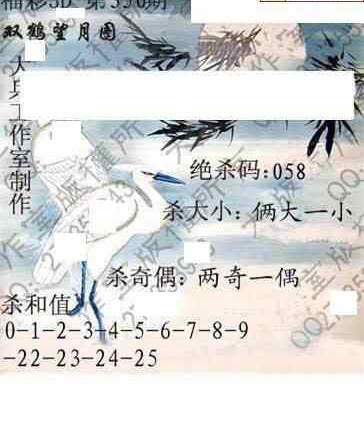 23350期: 大兵福彩3D黄金报图版