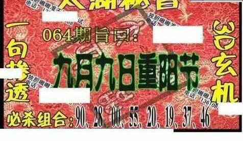 24064期: 太湖图福彩3D精品预测