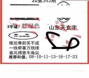 23343期: 福彩3D丹东全图分析