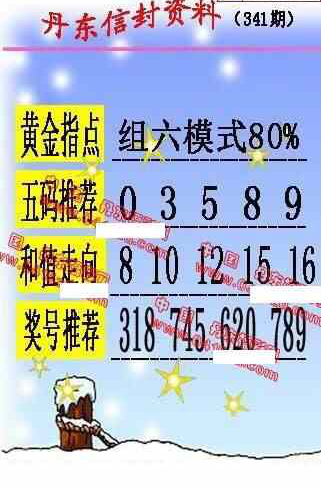 23341期: 福彩3D丹东全图分析
