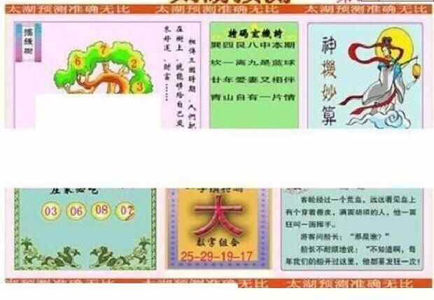 24044期: 太湖图福彩3D精品预测