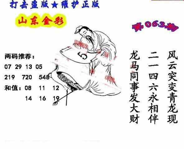 24063期: 福彩3D丹东全图分析