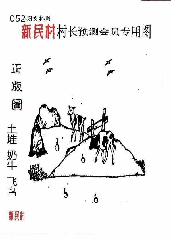 24052期: 老村长福彩3D天天图谜