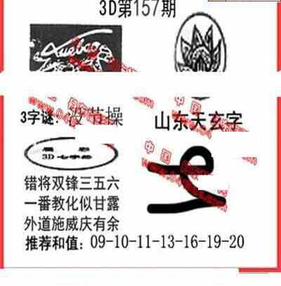 23157期: 福彩3D丹东全图分析