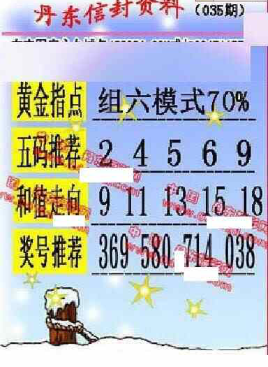 24035期: 福彩3D丹东全图分析