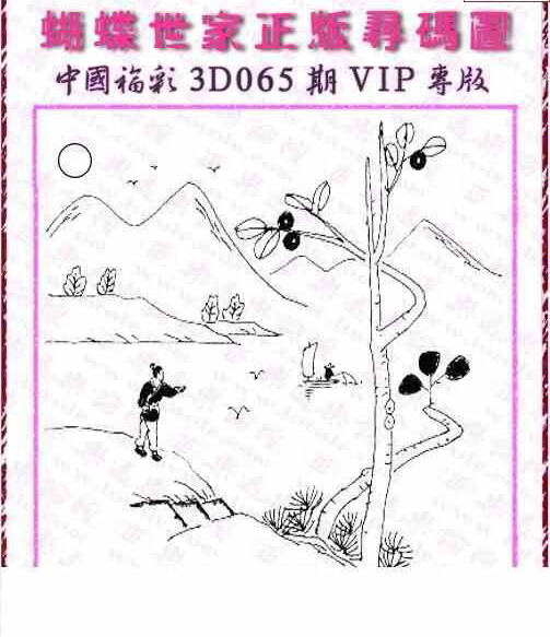 24065期: 3D蝴蝶世家蝴蝶彩图