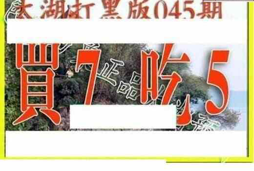 24045期: 太湖图福彩3D精品预测
