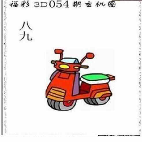 24054期: 太湖图福彩3D精品预测