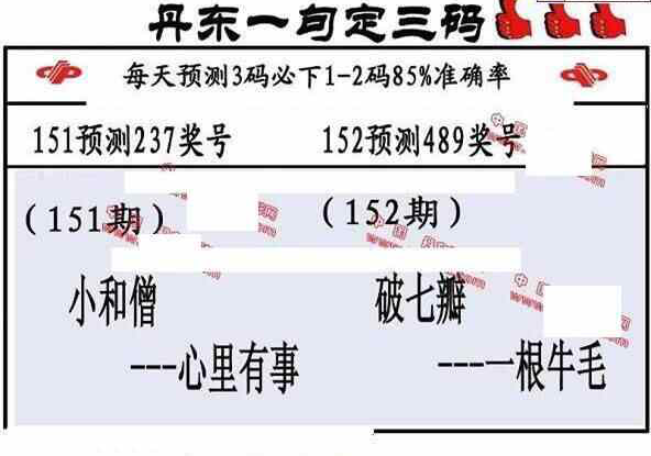 23152期: 福彩3D丹东全图分析