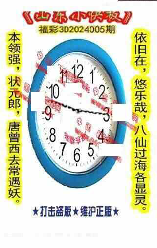 24005期: 福彩3D丹东全图分析