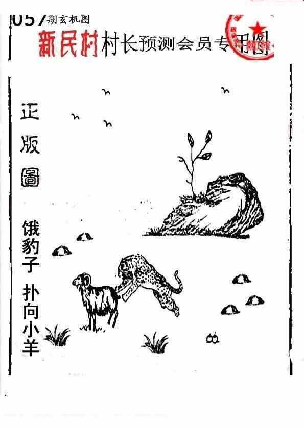 24057期: 老村长福彩3D天天图谜