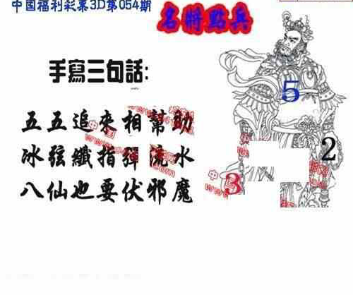 24054期: 福彩3D丹东全图分析