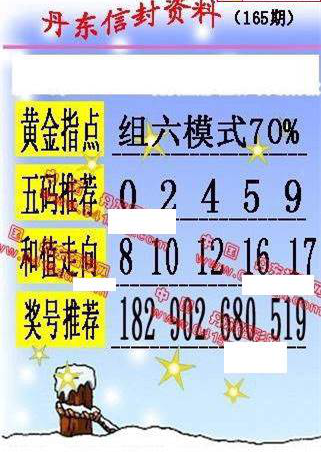 23165期: 福彩3D丹东全图分析