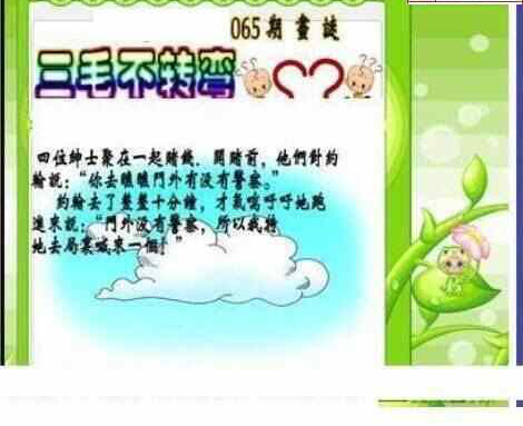 24065期: 三毛3D精品图谜