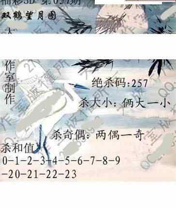 24057期: 大兵福彩3D黄金报图版