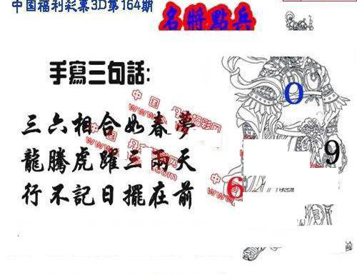 23164期: 福彩3D丹东全图分析