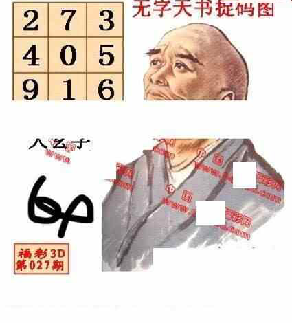 24027期: 福彩3D丹东全图分析