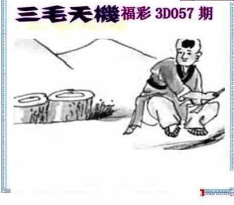 24057期: 三毛3D精品图谜