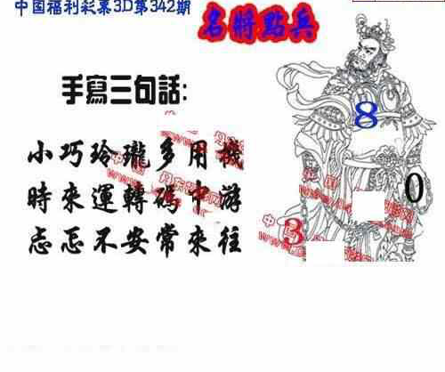 23342期: 福彩3D丹东全图分析