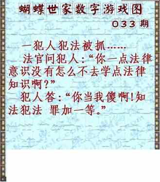 24033期: 3D蝴蝶世家蝴蝶彩图