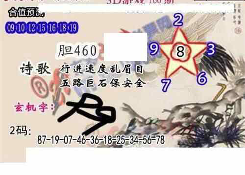 23160期: 白老3D杀码图版