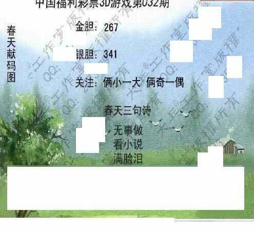24032期: 大兵福彩3D黄金报图版