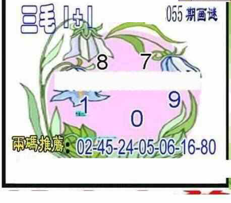 24055期: 三毛3D精品图谜