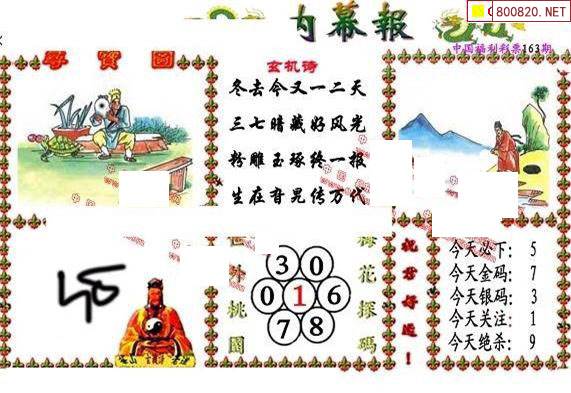 23163期: 福彩3D丹东全图分析