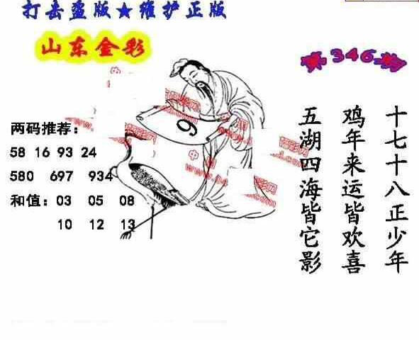 23346期: 福彩3D丹东全图分析