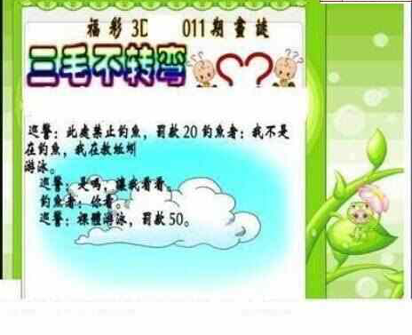 24011期: 三毛3D精品图谜