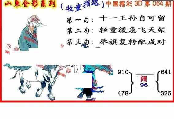 24064期: 福彩3D丹东全图分析