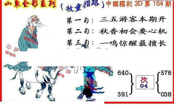 23164期: 福彩3D丹东全图分析