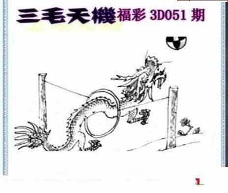 24051期: 三毛3D精品图谜