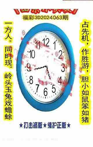 24063期: 福彩3D丹东全图分析