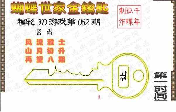 24062期: 3D蝴蝶世家蝴蝶彩图