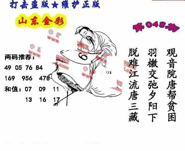 24048期: 福彩3D丹东全图分析