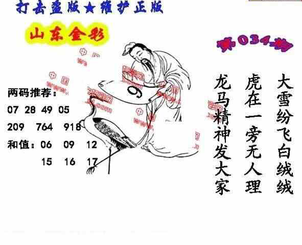 24034期: 福彩3D丹东全图分析