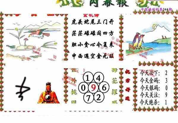 23344期: 福彩3D丹东全图分析