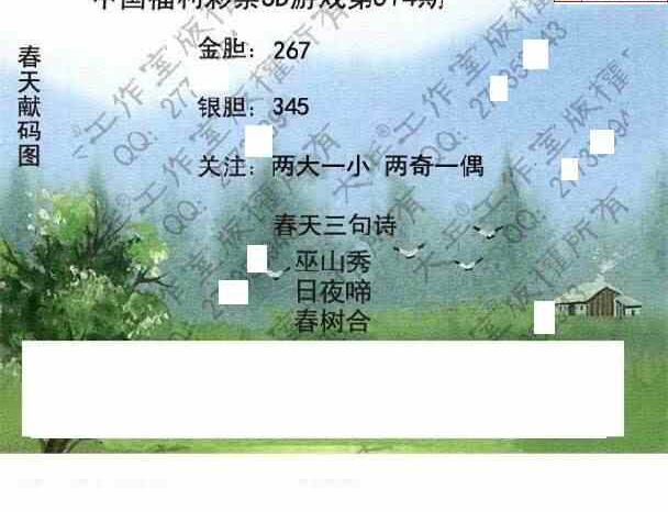 24014期: 大兵福彩3D黄金报图版