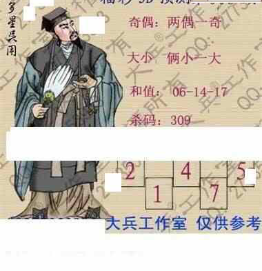 24008期: 大兵福彩3D黄金报图版