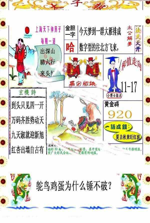 24063期: 福彩3D丹东全图分析