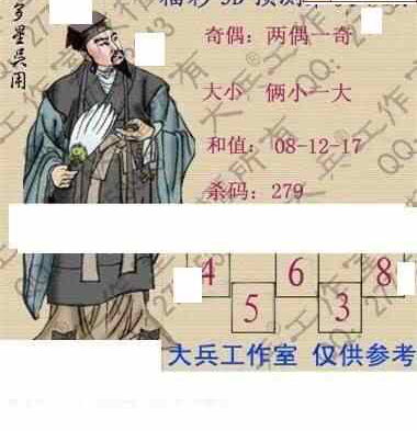 24014期: 大兵福彩3D黄金报图版