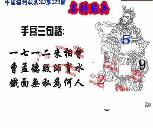 24023期: 福彩3D丹东全图分析